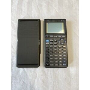 Texas Instrument TI 82 Graphing Calculator With Cover Tested School Math